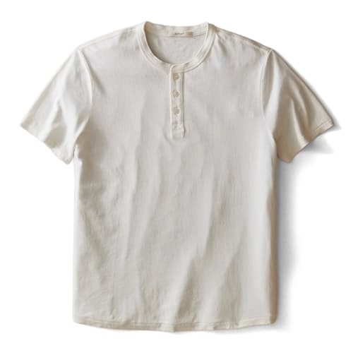 laydown image of Hemp Cotton Henley