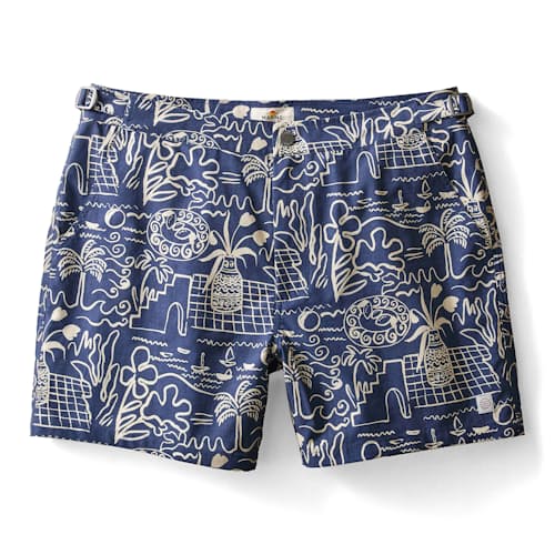 laydown image of Tailored Swim Trunk