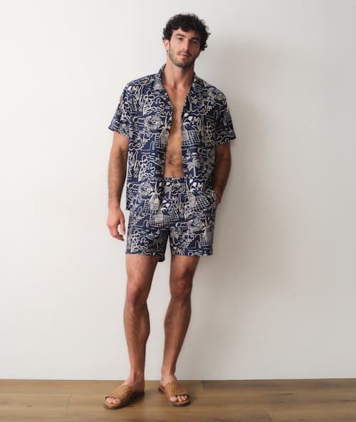 on model image of Tailored Swim Trunk