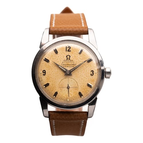 laydown image of Omega Seamaster Tropical - Turler Double Name