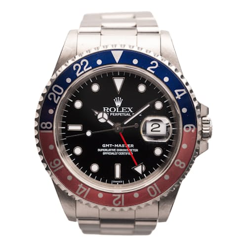 lifestyle image of Rolex 16710 GMT Pepsi