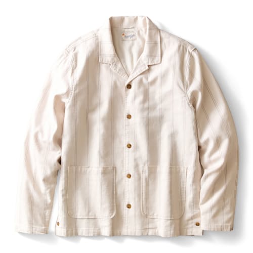 laydown image of Sergio Hemp Overshirt
