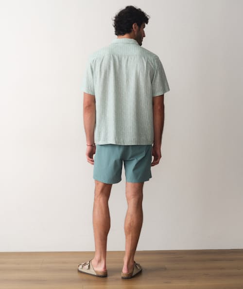 on model image of Resort Short Sleeve Shirt