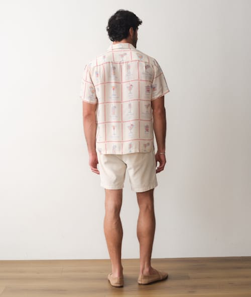 on model image of Resort Short Sleeve Shirt