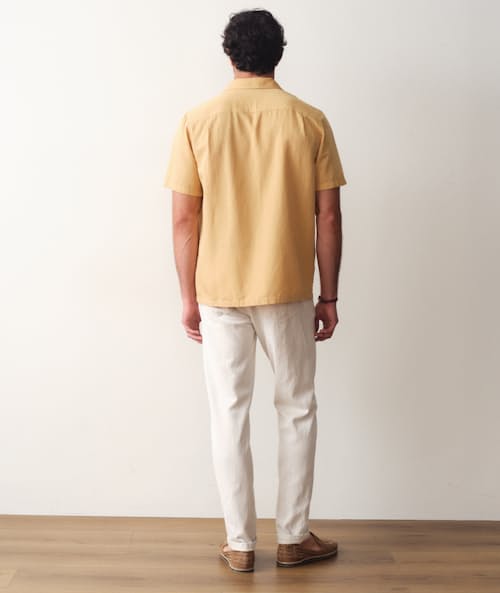 on model image of Resort Short Sleeve Shirt