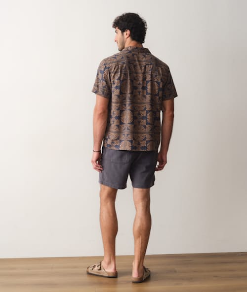 on model image of Resort Short Sleeve Shirt