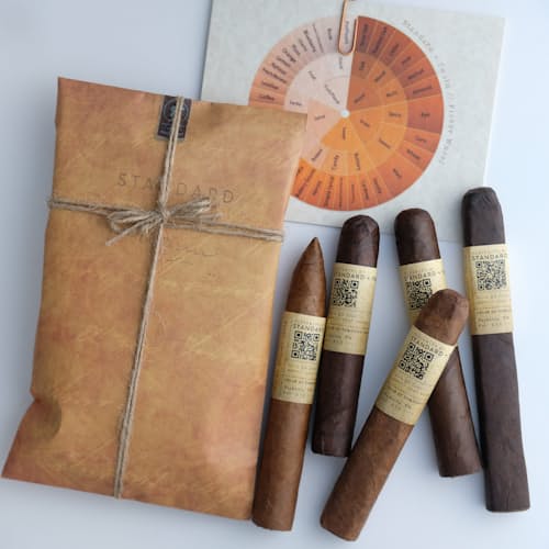 laydown detail image of Blind Cigar Tasting 5 Pack