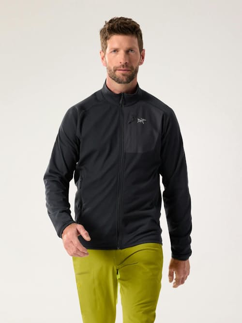 on model image of Delta Jacket