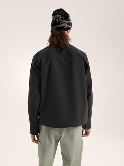 on model image of Cronin Cotton Overshirt