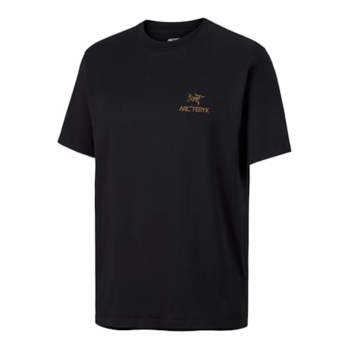 laydown image of Kragg SL Cotton Bird Word Short Sleeve T-Shirt