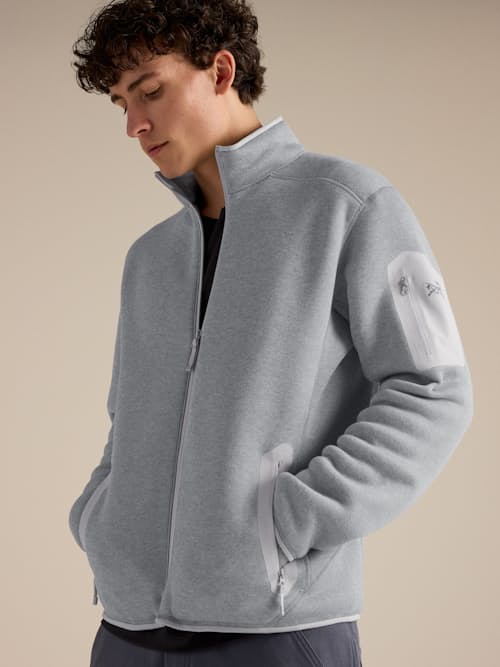 on model image of Covert Cardigan Jacket