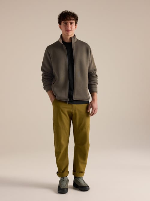 on model image of Covert Cardigan Jacket