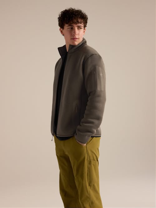 on model image of Covert Cardigan Jacket