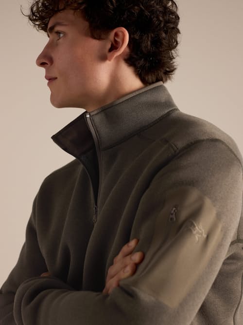 on model image of Covert Cardigan Jacket