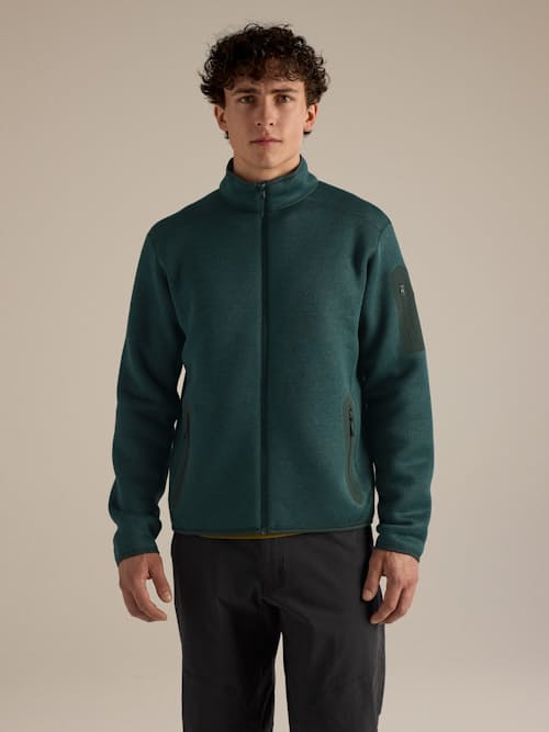on model image of Covert Cardigan Jacket