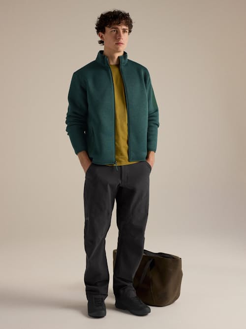 on model image of Covert Cardigan Jacket