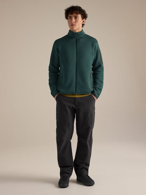 on model image of Covert Cardigan Jacket