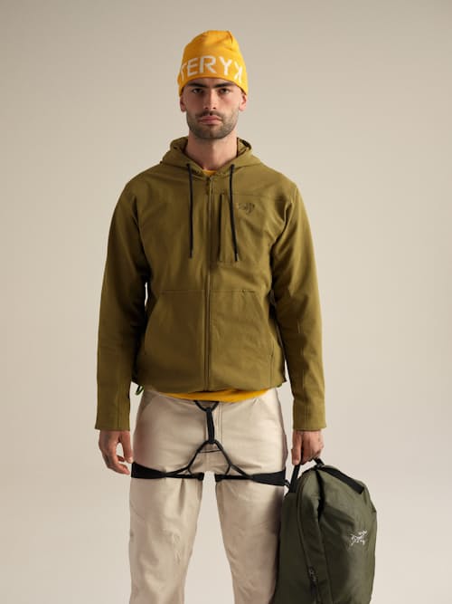 on model image of Cronin Hoody