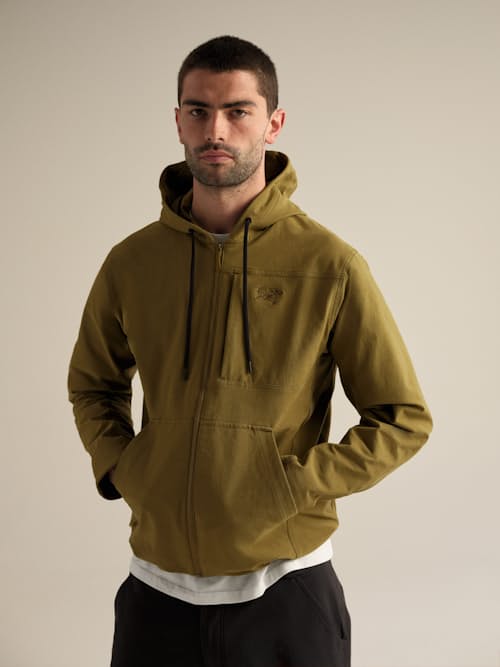 on model image of Cronin Hoody