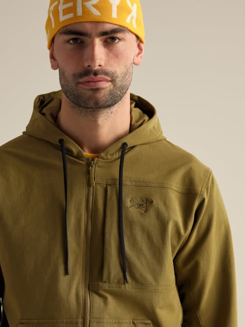 on model image of Cronin Hoody