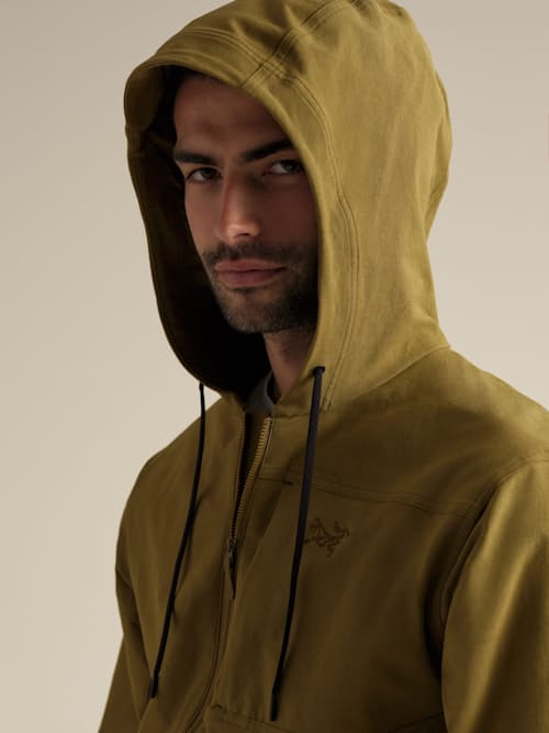 on model image of Cronin Hoody