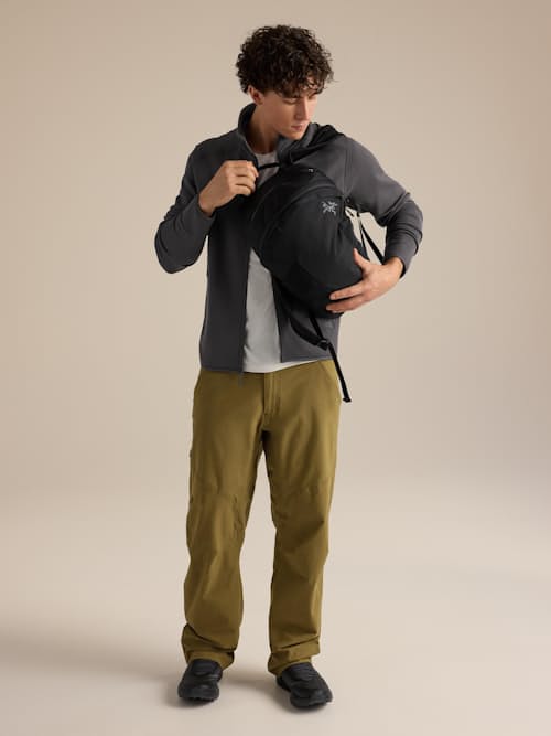 on model image of Axios 10 Backpack