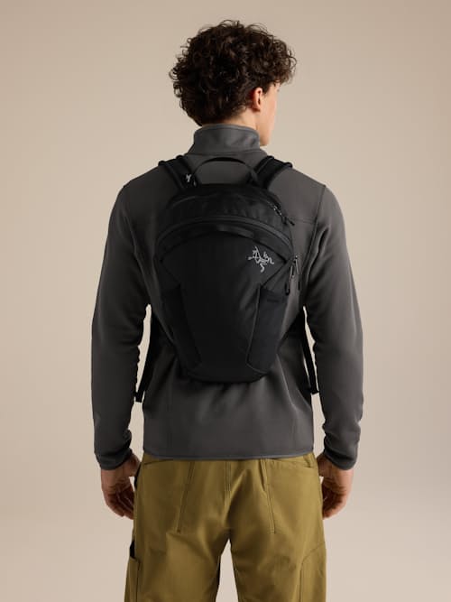on model image of Axios 10 Backpack