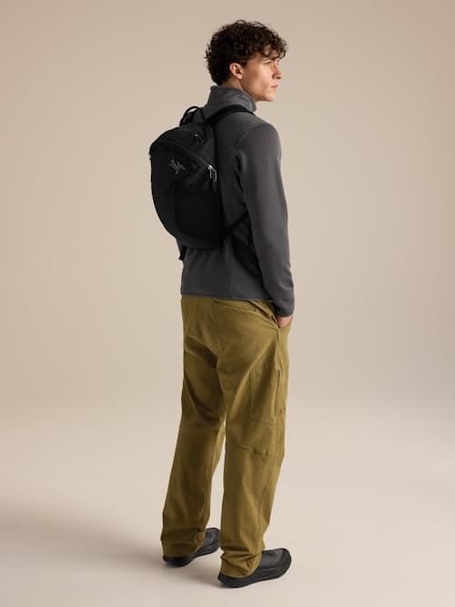 on model image of Axios 10 Backpack