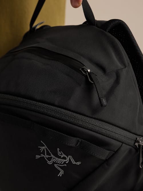 on model image of Axios 10 Backpack