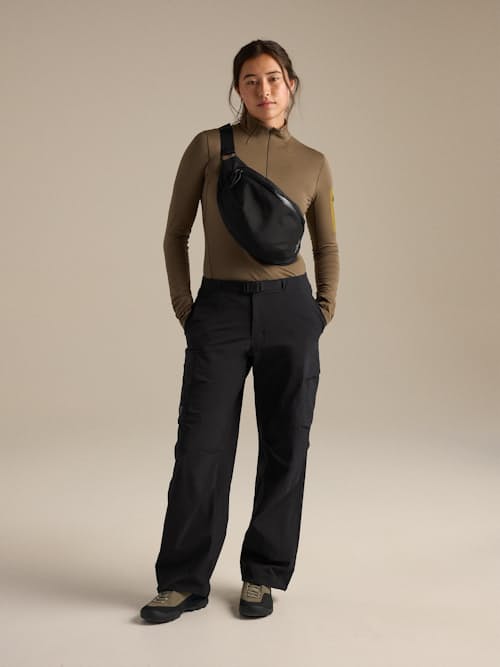 on model image of Axios 4 Crossbody