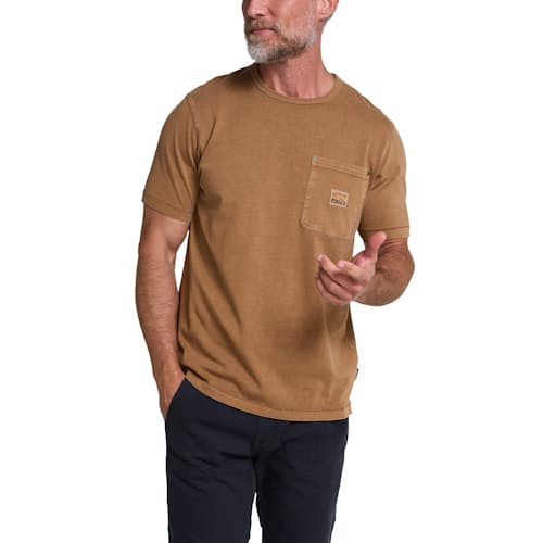 on model image of Trade T-Shirt