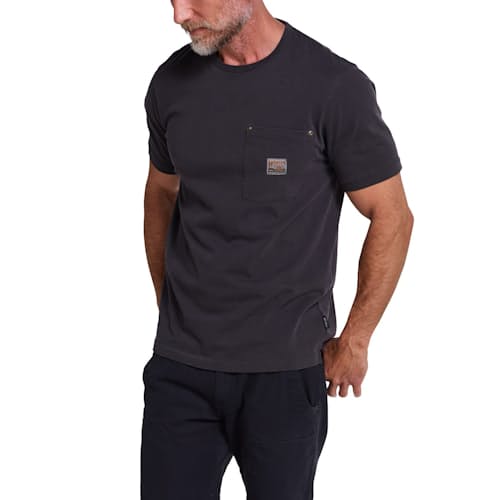 on model image of Trade T-Shirt