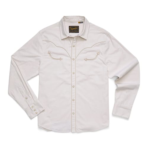 laydown image of Broncbuster Long Sleeve Snapshirt