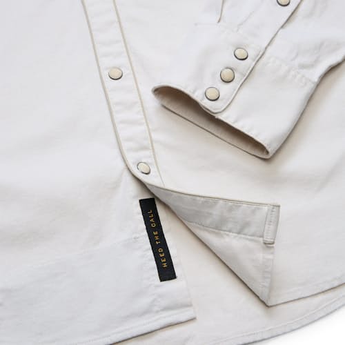 laydown detail image of Broncbuster Long Sleeve Snapshirt