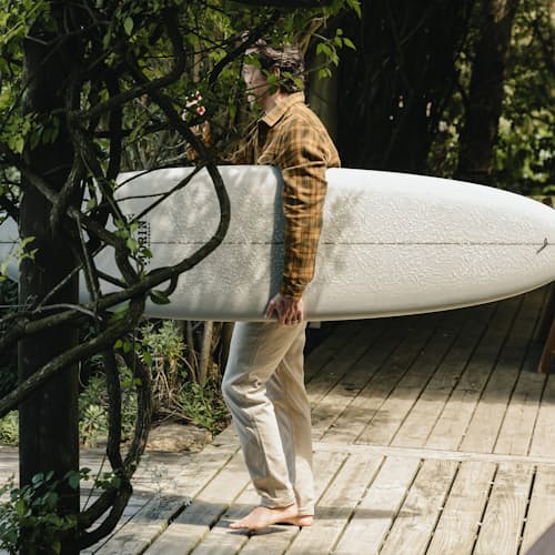 lifestyle image of La Grange Lightweight Flannel