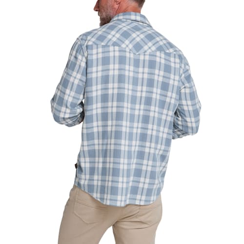 on model image of La Grange Lightweight Flannel