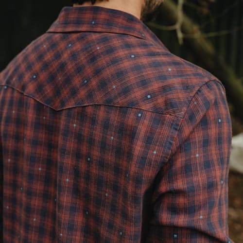 lifestyle image of La Grange Lightweight Flannel