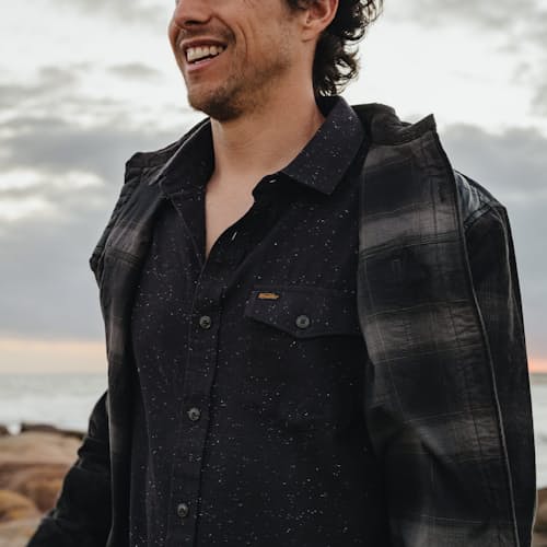 lifestyle image of La Grange Lightweight Flannel