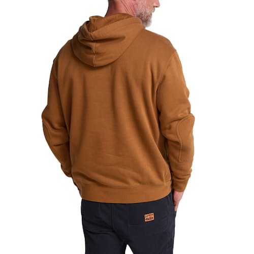 on model image of Trade Hoodie