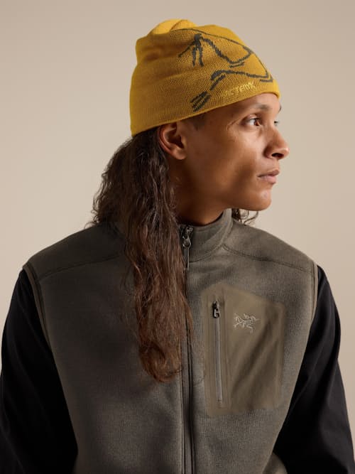on model image of Bird Head Toque