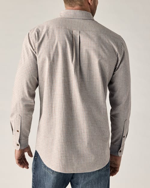 on model image of Brushed Cotton Shirt
