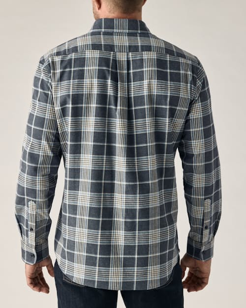 on model image of Brushed Cotton Shirt