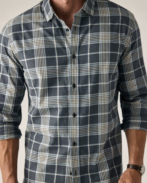 on model image of Brushed Cotton Shirt