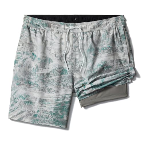 laydown image of Performance Lined Swim Trunk - 7"