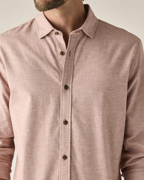 on model image of Brushed Cotton Shirt