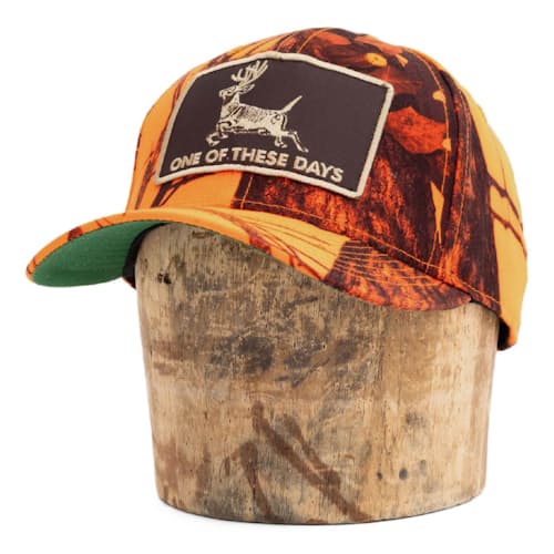 laydown image of Buck Country Patch Hat Hunting