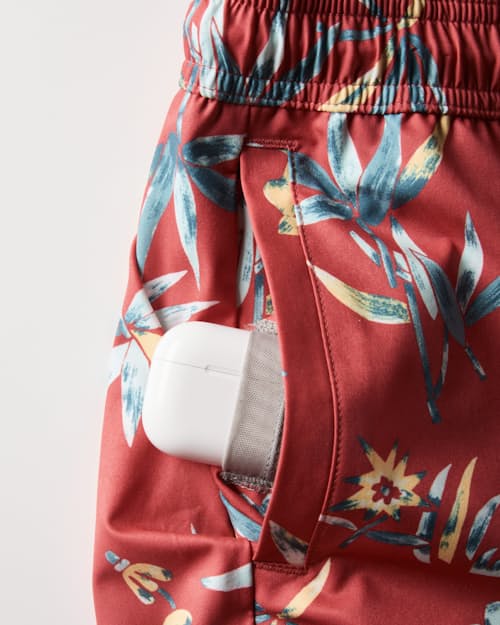 laydown detail image of Performance Lined Swim Trunk - 5"