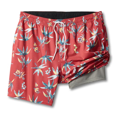 laydown image of Performance Lined Swim Trunk - 7"