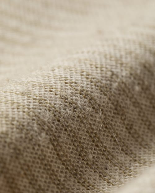 laydown detail image of Cotton Linen Long Sleeve Polo
