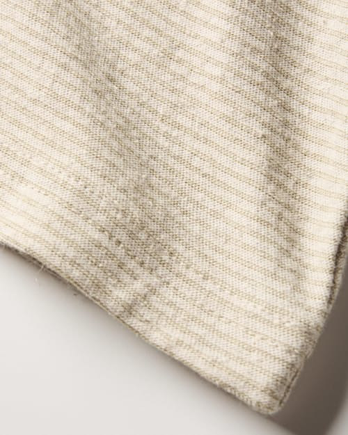 laydown detail image of Cotton Linen Long Sleeve Polo